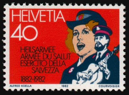 Heilsarmee-Briefmarken | Salvation Army Stamps