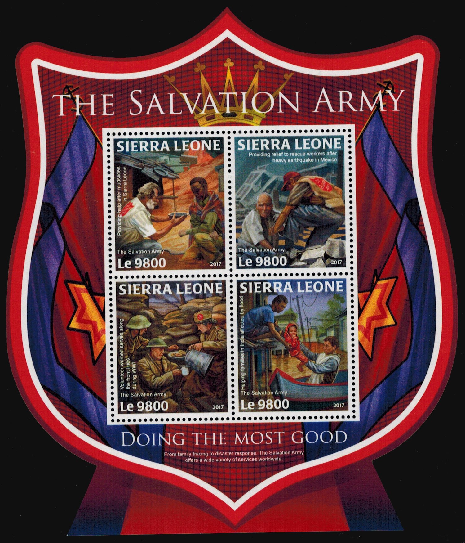 Heilsarmee-Briefmarken | Salvation Army Stamps