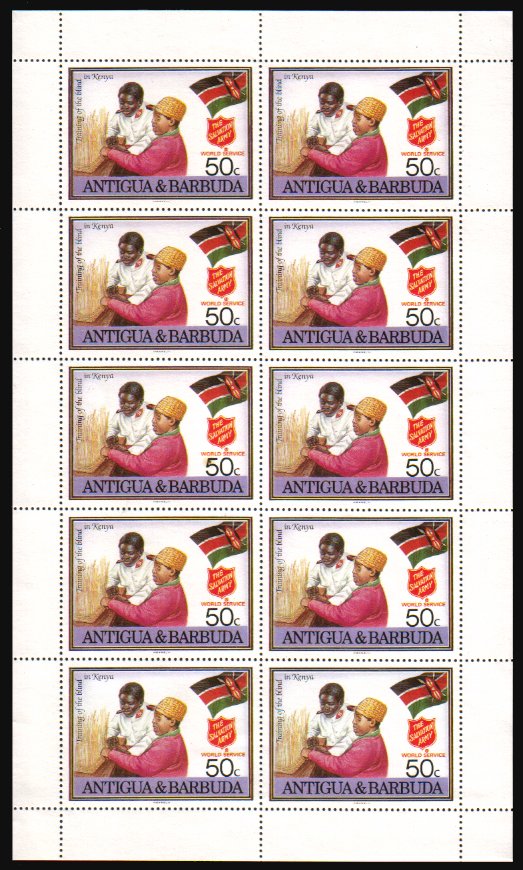 Heilsarmee-Briefmarken | Salvation Army Stamps
