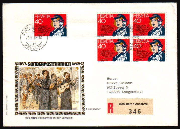 Heilsarmee-Briefmarken | Salvation Army Stamps
