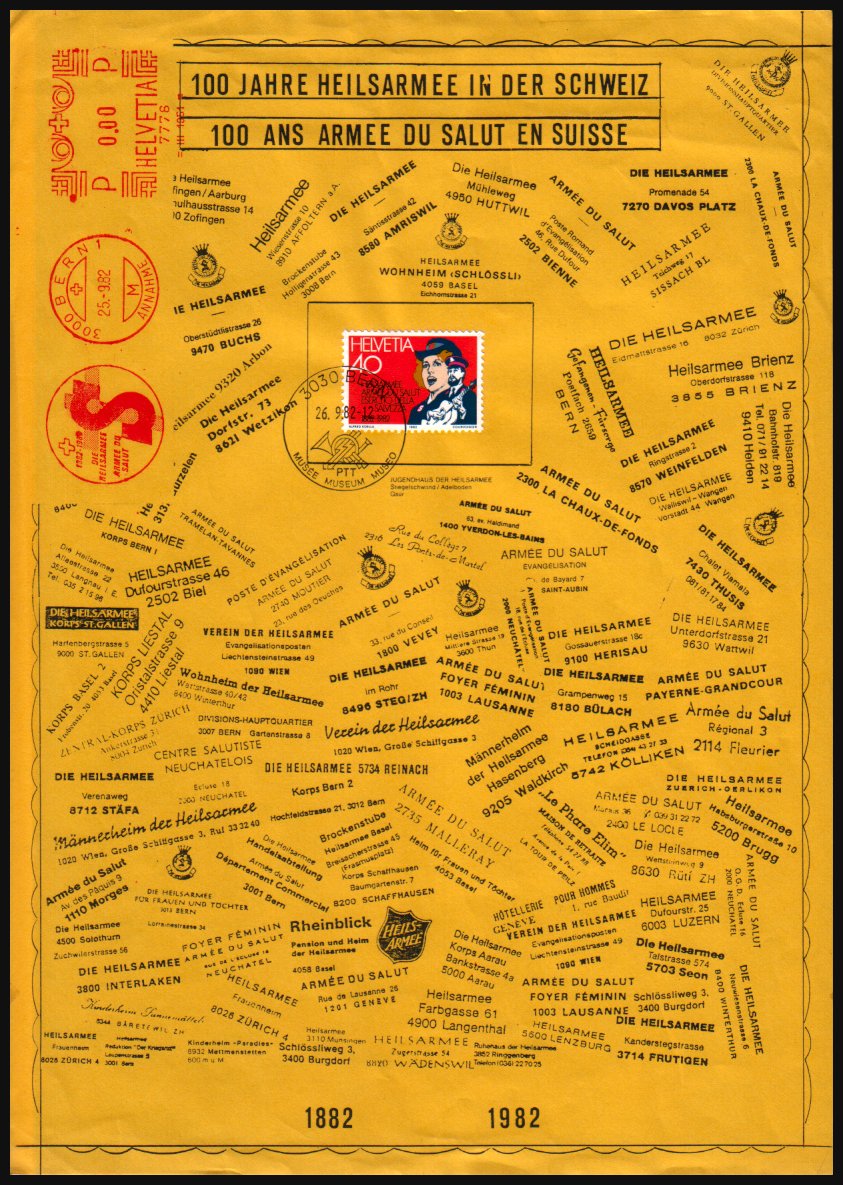 Heilsarmee-Briefmarken | Salvation Army Stamps