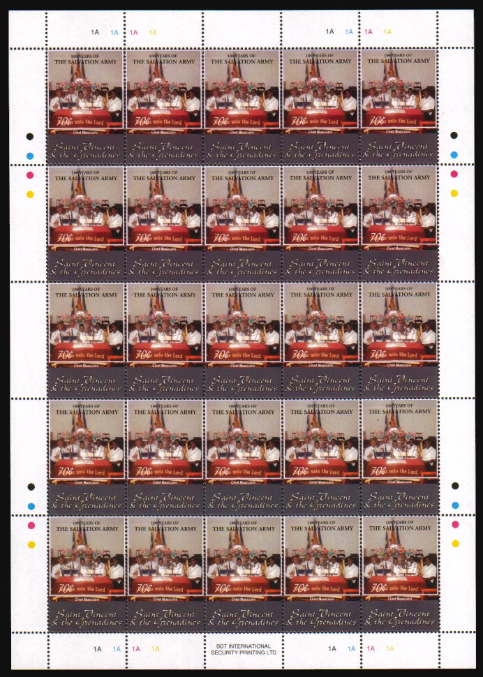 Heilsarmee-Briefmarken | Salvation Army Stamps