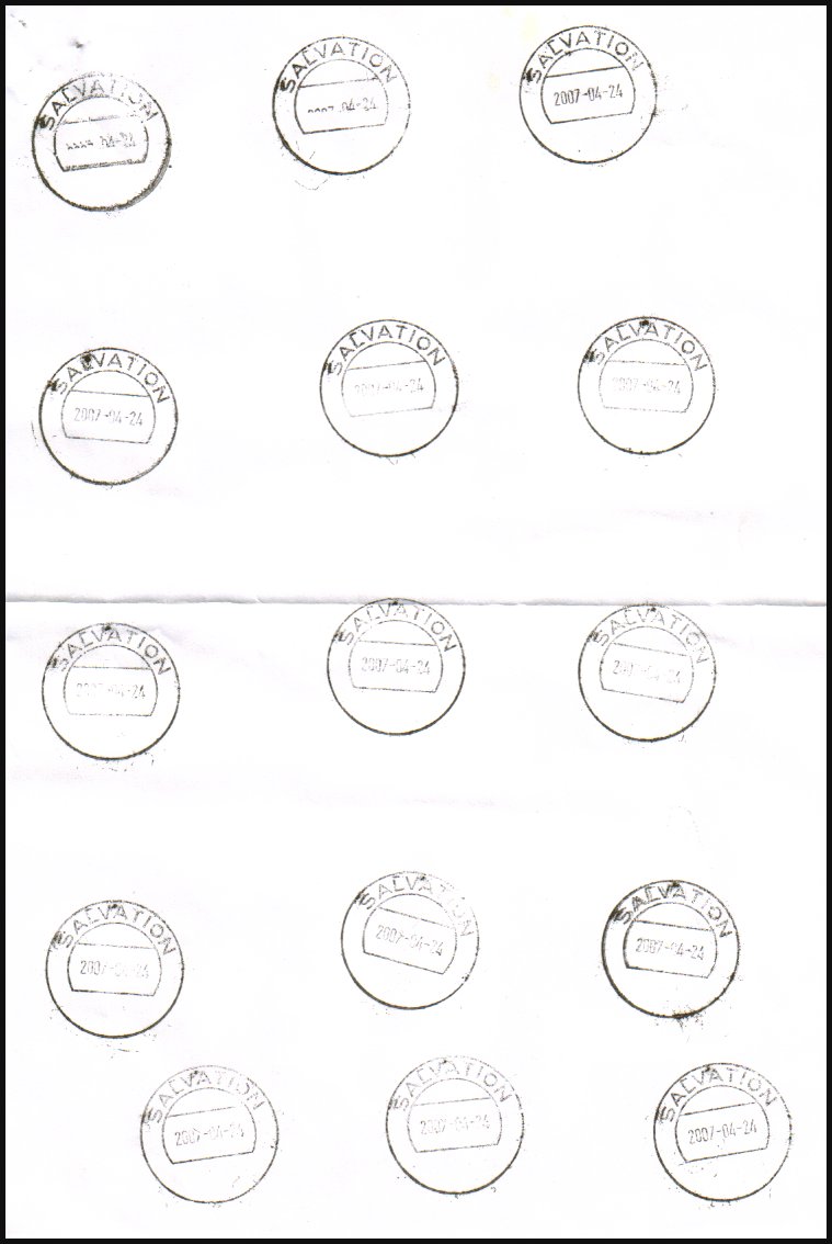 Heilsarmee-Briefmarken | Salvation Army Stamps