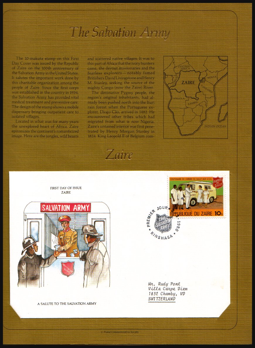 Heilsarmee-Briefmarken | Salvation Army Stamps