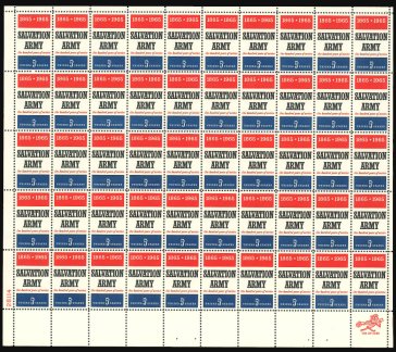 Heilsarmee-Briefmarken | Salvation Army Stamps